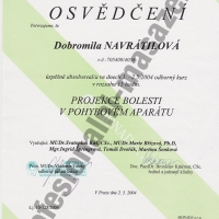 projekce pohybu